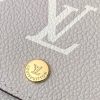 LV Grey! Short! Wallet Wallet made of soft monogramempreinte leather