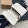 JAMIE 4.3 Small Original Sheepskin Handbag Creamy White Sheepskin/Gold 763475