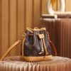Louis Vuitton Nano Mini small bucket m81266 old flower 13*16*10cm