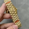 Rolex Day-Date 228238 Rose Gold Black Crystal Dial President Bracelet Swiss 3255 Movement