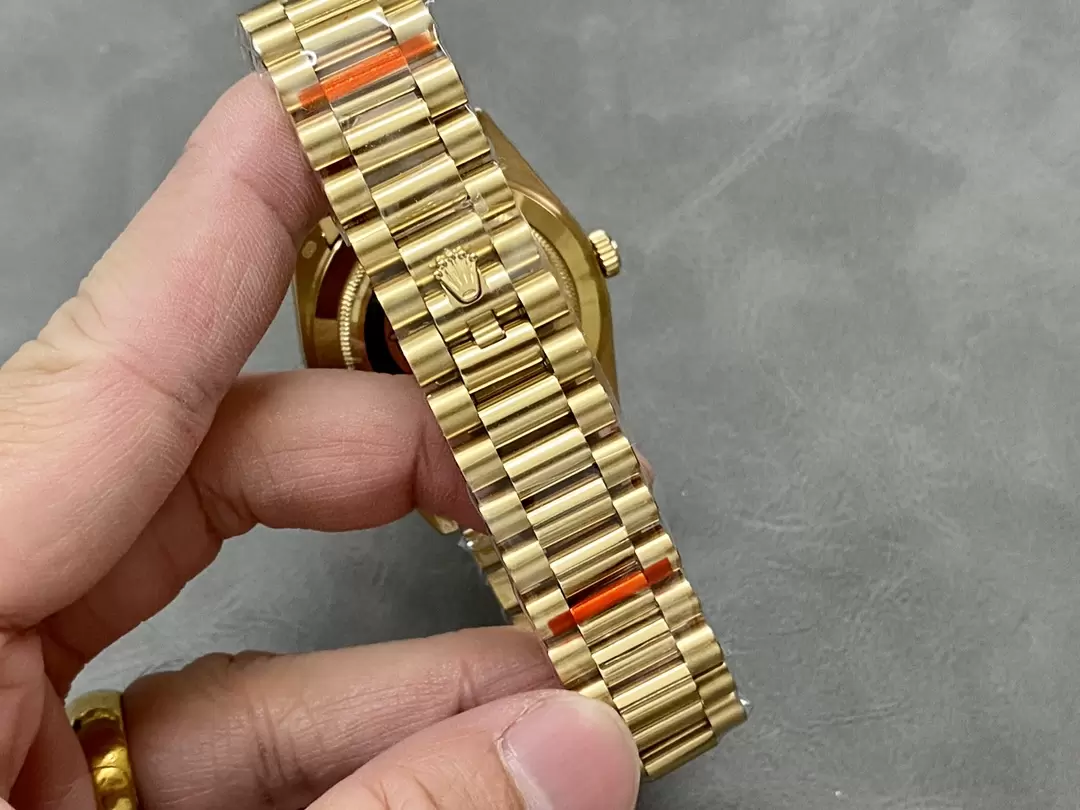 Rolex Day-Date 228238 Rose Gold Black Crystal Dial President Bracelet Swiss 3255 Movement