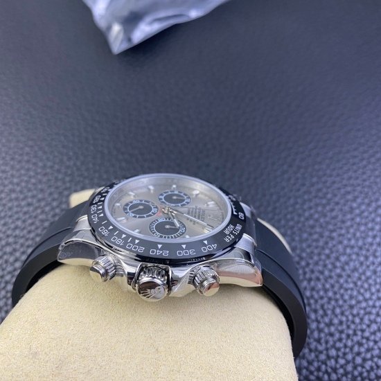 Rolex Daytona White Gold Steel Dial Oysterflex Strap 116519ln-0027
