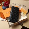 LV brazza wallet card holder embossed style