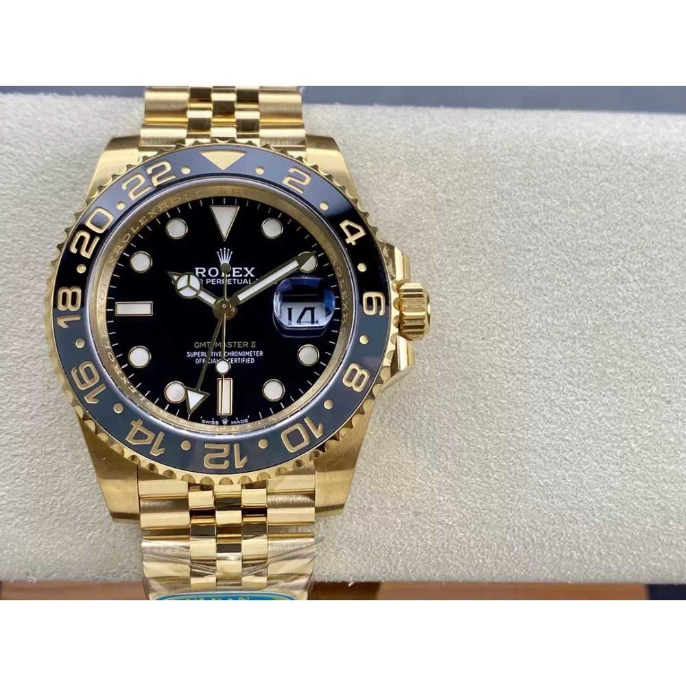 Rolex GMT Master II 126718grnr-0001 All Yellow Gold Swiss 3285 Movement Clean Factory