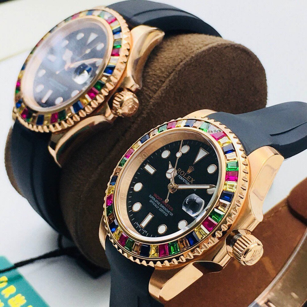 Rolex Yacht-Master 1166995SATS Multi-Color Gem Bezel 3135 Movement 40mm 37mm