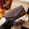 LV sarah flap long wallet