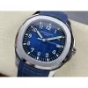 Patek Philippe Aquanaut 5168G-001 SS 3KF Best Edition Blue Dial on Blue Rubber Strap A324 Super Clone V3