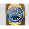 Rolex Submariner All Gold Blue Dial Blue Ceramic Bezel Swiss 3135 Movement