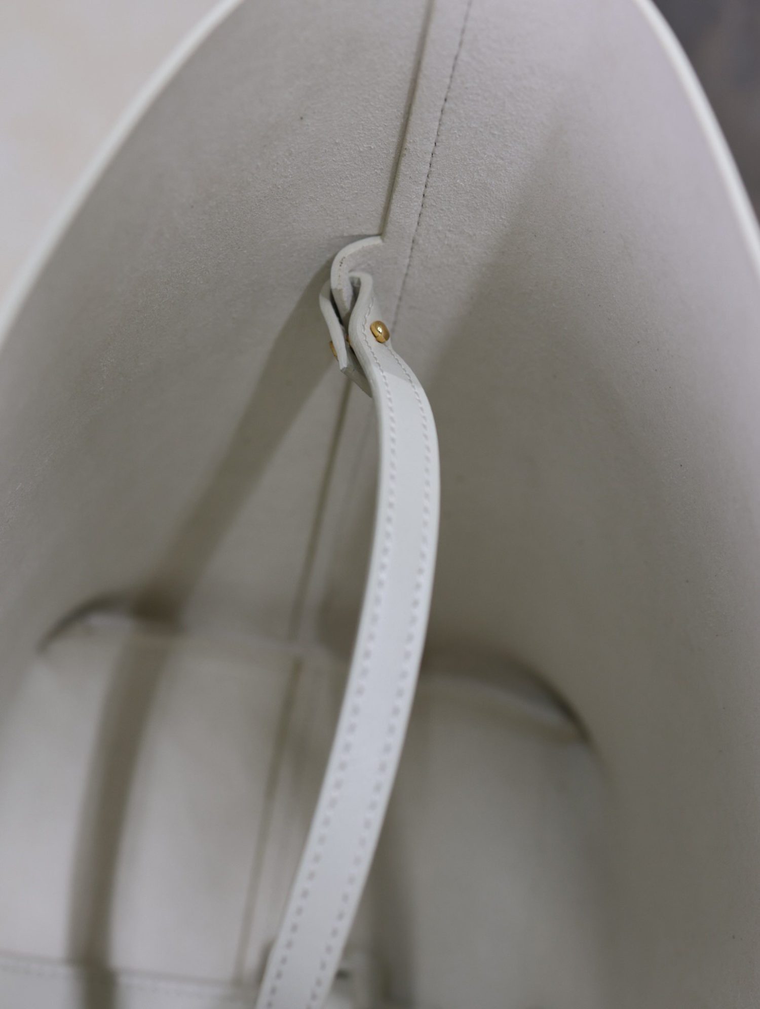 SAINT LAURENT Genuine Leather Shopping Bag