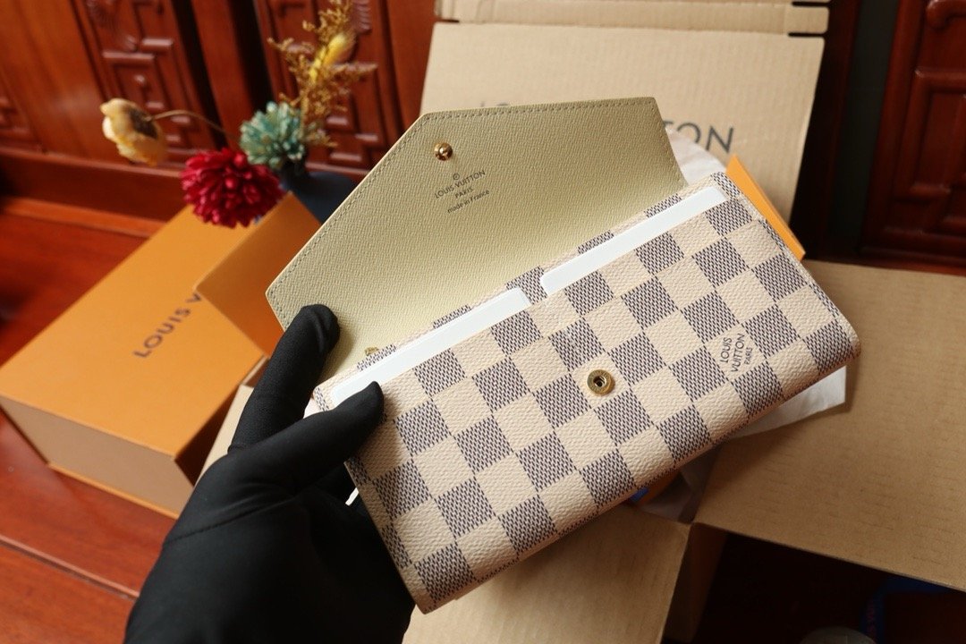 LV brazza wallet monogram canvas 19*3.5*10cm