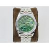 Rolex Datejust 126231 Green Palm Dial White Gold Jubilee Bracelet Swiss Clone Movement