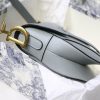 Dior saddle palm print series M9001 25.5 x 20 x 6.5 cm rock ash