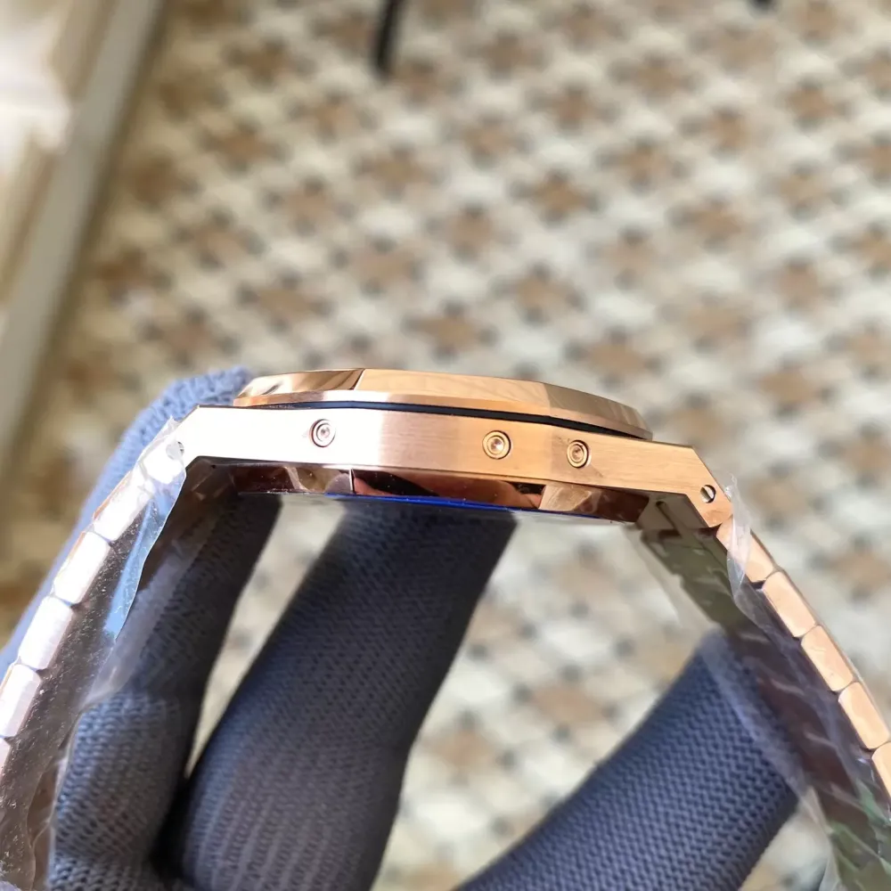 AP Royal Oak 41mm Complicated 26574 RG APS F1:1 Best Edition Rose Gold Dial on GR Bracelet A5134 (CHS)
