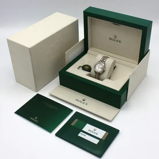 Christmas Promotion -Rolex Lady Datejust 28mm Everose Diamond Bezel Two-Tone 279381 For Women New