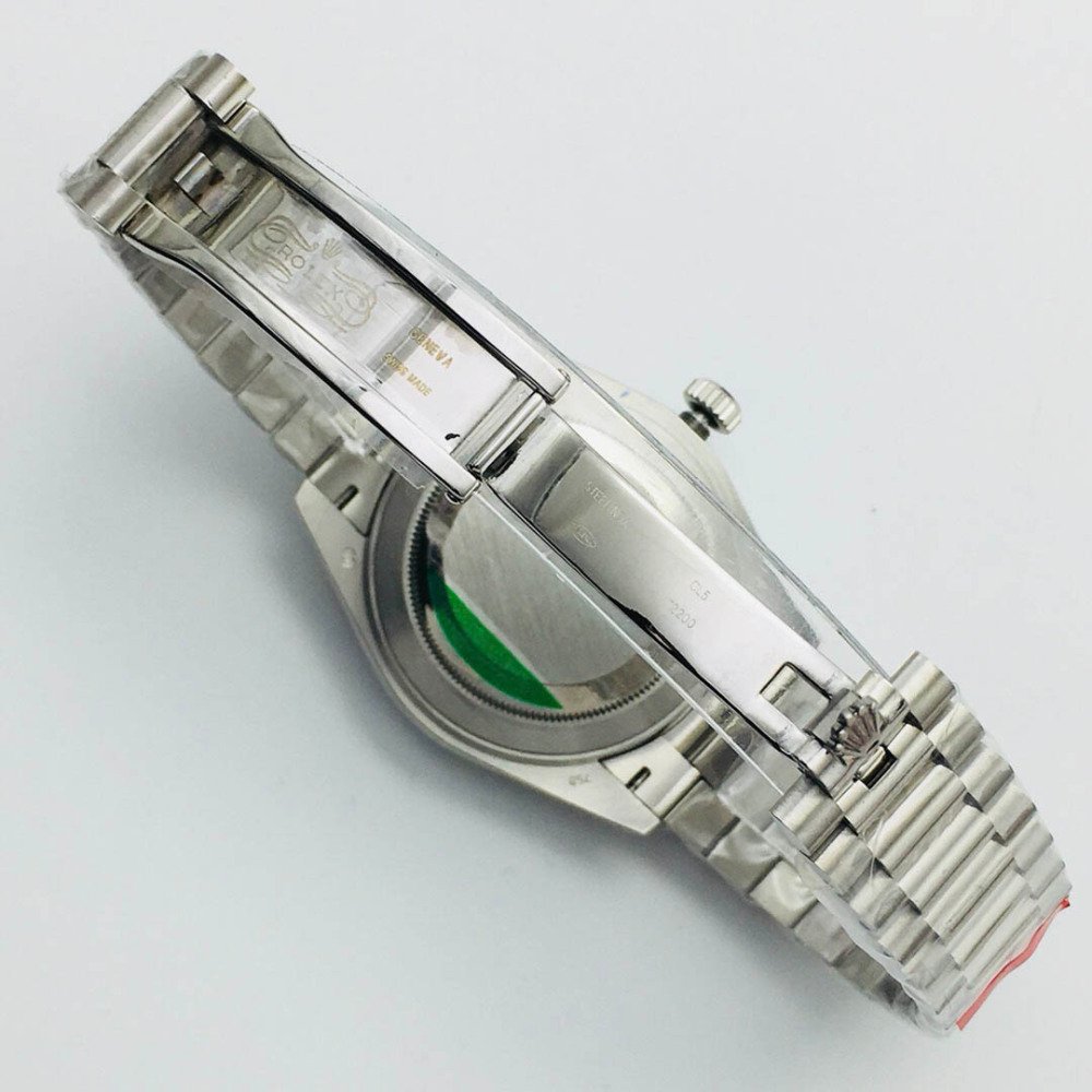 Rolex Datejust Green Dial Diamond White Gold Jubilee Bracelet Swiss Clone Movement