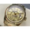 Rolex Sky-Dweller Navigator series m336938-0001 Yellow Gold Dial Steel Swiss 2824 Movement