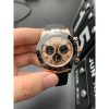 Rolex Daytona 116515LN Rose Gold Dial Rubber Strap Swiss 4130 Movement