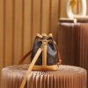 Louis Vuitton Nano Mini small bucket m81266 old flower 13*16*10cm