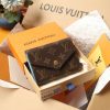 LV Monogram Blue Card Holder