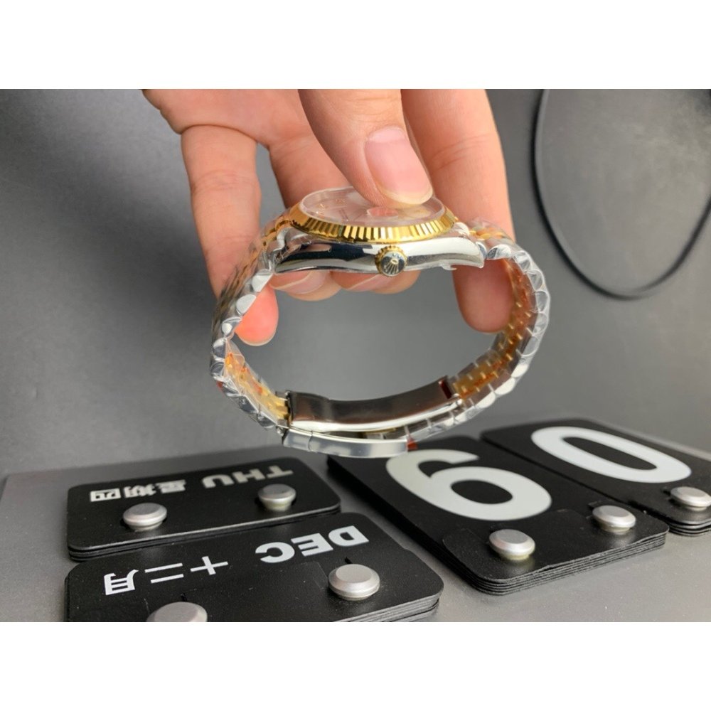 Rolex Datejust 126233 White Jubilee Gold Steel Swiss Clone Movement