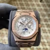 AP Royal Oak 41mm Complicated 26574 RG APS F1:1 Best Edition Silver Dial on GR Bracelet A5134 (CHS)ilver
