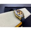 Rolex Daytona 116518 Yellow Gold Black Dial Rubber Strap A4130 Movement