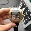 Richard Mille Rose Gold RM11-03 Men Automatic Transparent Dial
