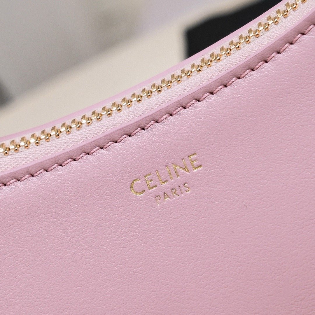 Sakura Pink AVA TRIOMPHE Full Leather Handbag