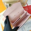 LV Diamond pattern leather embossed pochette metis handbag envelope wallet
