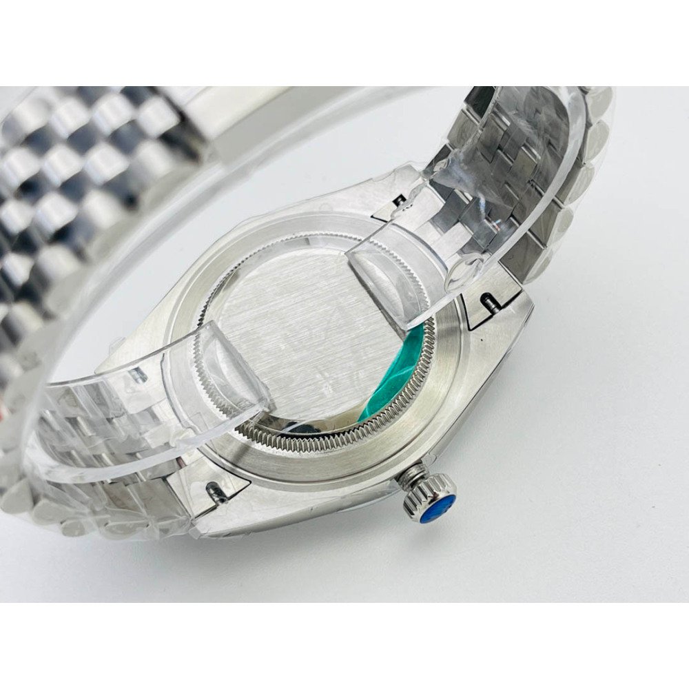 Rolex Datejust 126231 White Palm Dial White Gold Jubilee Bracelet Swiss Clone Movement