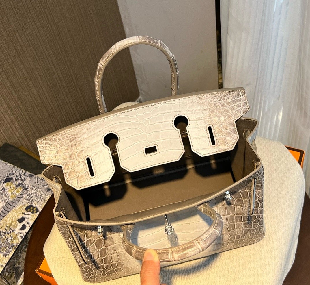 Himalaya Nile Diamond Buckle Hermès Handbag