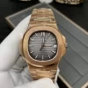 Patek Philippe Nautilus 5711/1R RG 3KF 1:1 Best Edition Brown Textured Dial on RG Bracelet A324 Super Clone V2