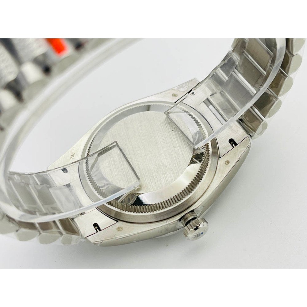 Rolex Day-Date White Gold Dial All Diamond Swiss Clone 3255 Movement