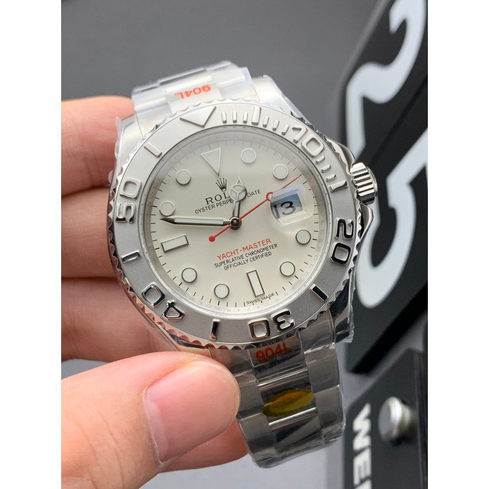 Rolex Yacht-Master 116622 40mm ARF Platinum White Dial White Gold Steel 3235 Movement