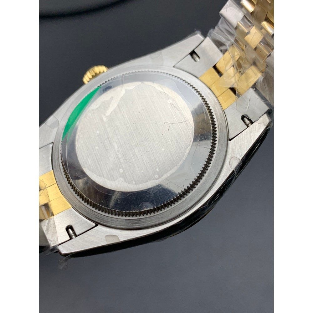 Rolex Datejust 126233 Olive Green Roman Dial Diamond Yellow Gold Steel Swiss Movement