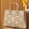 Louis Vuitton ONTHEGO Medium Original Leather Pure Steel Hardware m45494