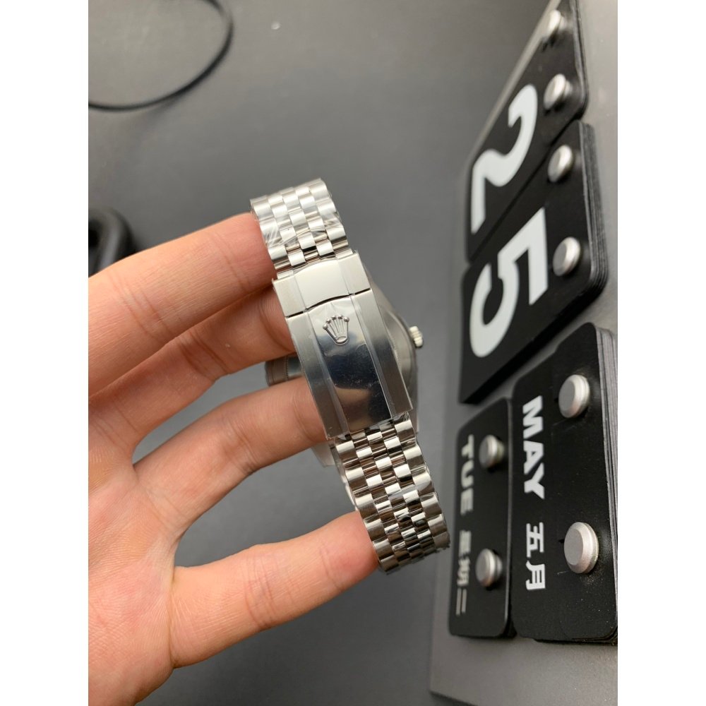 Rolex Datejust 126334 41mm Blue Dial White Gold Steel Jubilee Bracelet Super Clone Swiss Movement