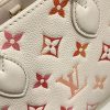 Louis Vuitton OnTheGo BB Handbag Sunrise Aquarelle Series Strawberry Red Silk Screen M47115