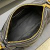 YSL new sade small underarm cylinder bag sheepskin black/gold 699703