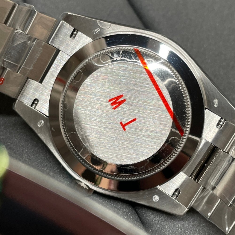 Rolex Day-Date 228206 Blue Roman Dial Steel White Gold Swiss Clone Movement