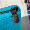 LV light blue (embossed) zippy wallet card holder wallet
