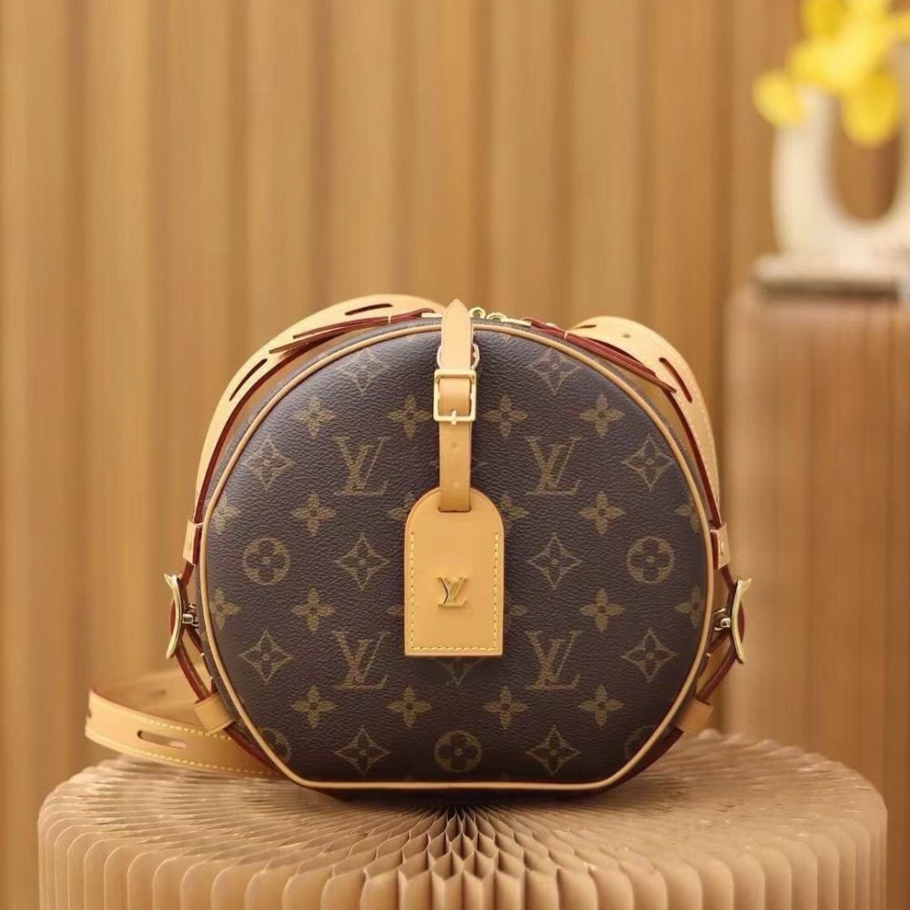Louis Vuitton Boite chaau soue soft round cake 20x22.5x8cm