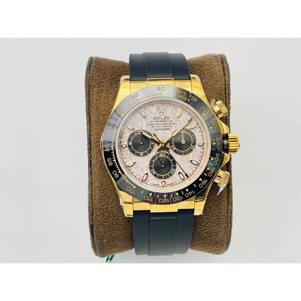 Rolex Daytona 116518LN Gold Meteorite Dial Swiss 4130 Movement