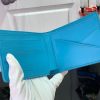 LV [Multiple short wallet] light blue (embossed)