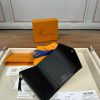 LV embossed wallet card holder