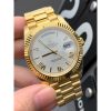 Rolex Day-Date 228238 40mm All Yellow Gold White Roman Dial Super Swiss Clone Movement
