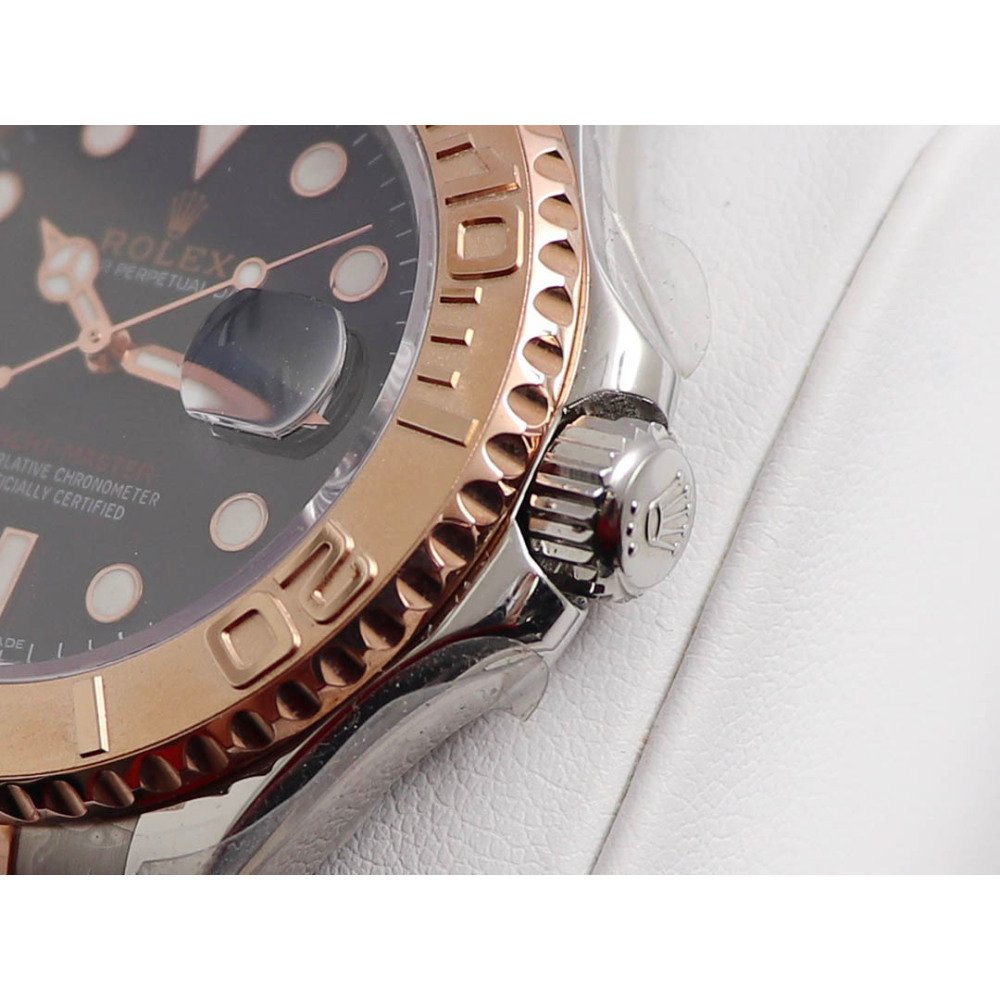 Rolex Yacht-Master 116622 Rose Gold Black Dial Swiss 3235 Movement