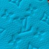 LV light blue (embossed) zippy wallet card holder wallet