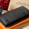 LV brazza wallet water ripple