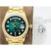 Rolex Day-Date All Gold Green Dial Diamond Bezel Super Clone 3255 Movement